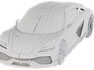 Koenigsegg Gemera 2021 3D Model