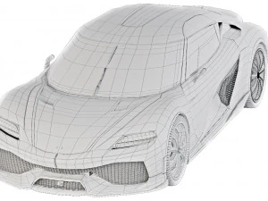 Koenigsegg Gemera 2021 3D Model