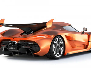 Koenigsegg Jesko 2019 3D Model
