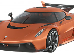 Koenigsegg Jesko 2019 3D Model