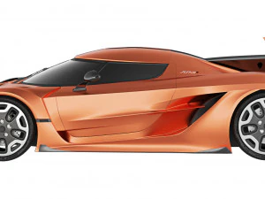 Koenigsegg Jesko 2019 3D Model