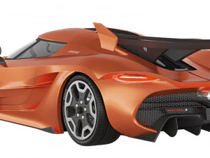 Koenigsegg Jesko 2019 3D Model