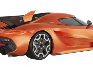 Koenigsegg Jesko 2019 3D Model