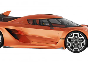 Koenigsegg Jesko 2019 3D Model