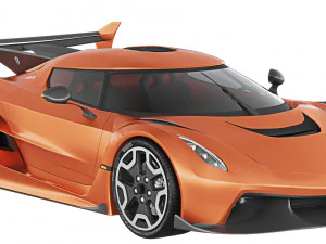 Koenigsegg Jesko 2019 3D Model
