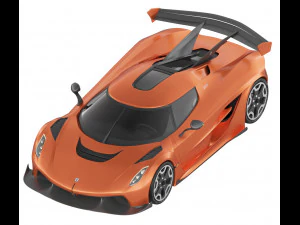 Koenigsegg Jesko 2019 3D Model