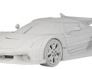 Koenigsegg Jesko 2019 3D 모델