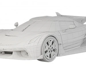 Koenigsegg Jesko 2019 3D Model