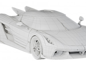 Koenigsegg Jesko 2021 3D Model