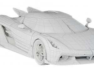 Koenigsegg Jesko 2021 3D Model