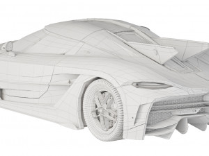 Koenigsegg Jesko 2021 3D Model
