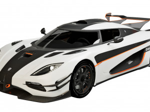 Koenigsegg One 2014 Model 3D