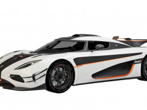 Koenigsegg One 2014 Model 3D