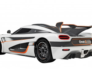 Koenigsegg One 2014 Model 3D
