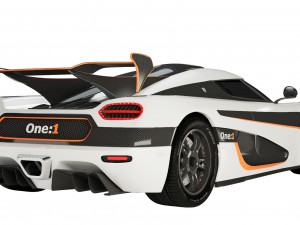 Koenigsegg One 2014 Model 3D