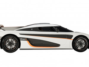 Koenigsegg One 2014 Model 3D