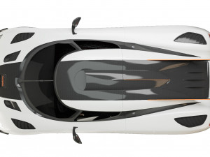 Koenigsegg One 2014 Model 3D