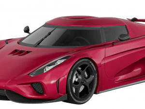 Koenigsegg Regera 2016 3D Model