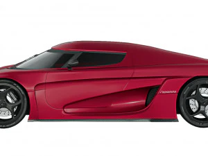 Koenigsegg Regera 2016 3D Model