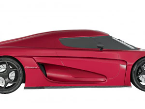 Koenigsegg Regera 2016 3D Model