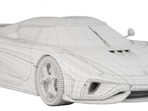 Koenigsegg Regera 2016 Modelo 3D