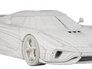 Koenigsegg Regera 2016 3D Model