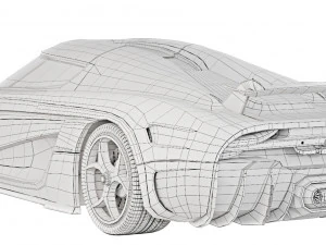 Koenigsegg Regera 2016 3D Model