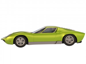 Miura P400 1968 Modèle 3D