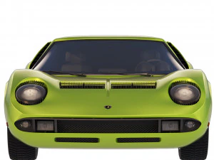 Miura P400 1968 3D Model