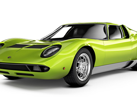 Miura P400 1968 Modèle 3D
