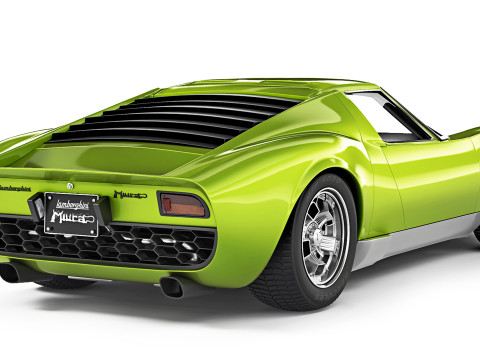 Miura P400 1968 Modèle 3D