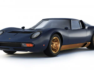 Miura P400 SV 1971 Modello 3D