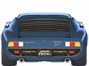 Miura P400 SV 1971 Modèle 3D