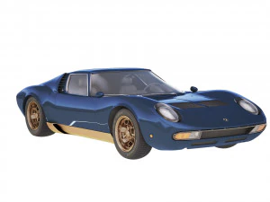 Miura P400 SV 1971 Modelo 3D