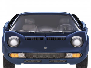 Miura P400 SV 1971 Modelo 3D