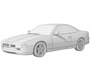 E31 850 CSI 1995 Modelo 3D