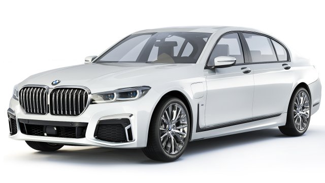 G12 740Le M Sport 2021 3D Model .c4d .max .obj .3ds .fbx .stl .blend 