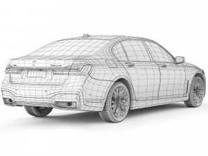 G12 740Le M Sport 2021 3D Model