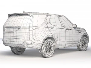 Land Rover Discovery 5 2022 3D Model
