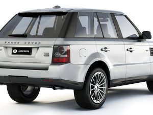 Land Rover Range Rover Sport 2009 3D Model