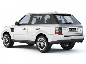 Land Rover Range Rover Sport 2009 3D Model