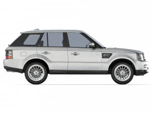 Land Rover Range Rover Sport 2009 3D Model