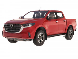 Mazda BT50 2022 3D Model