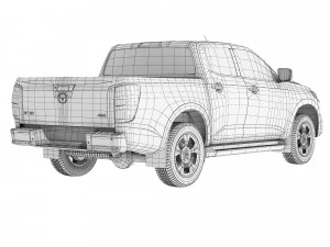 Mazda BT50 2022 3D Model