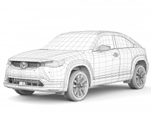 Mazda MX-30 2021 3D Model
