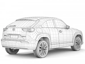 Mazda MX-30 2021 3D Model