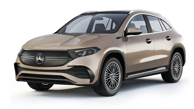 Mercedes-Benz EQA 2022 Model 3D .c4d .max .obj .3ds .fbx .stl .blend 