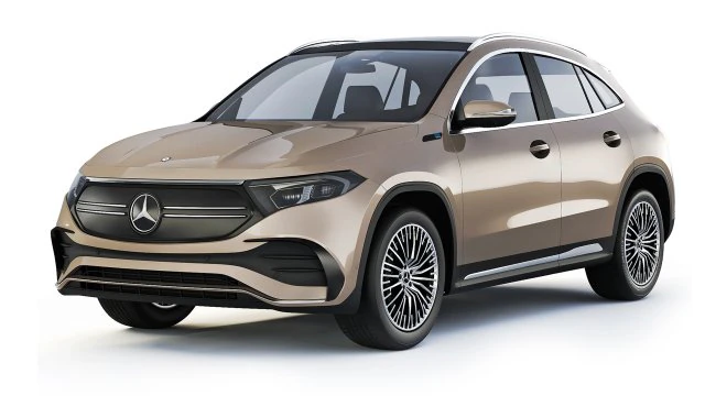 Mercedes-Benz EQA 2022 3D Model .c4d .max .obj .3ds .fbx .stl .blend 