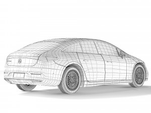 Mercedes-Benz EQS 450 2023 Modelo 3D
