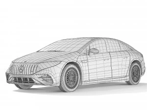 Mercedes-Benz EQS AMG 2022 3D Model